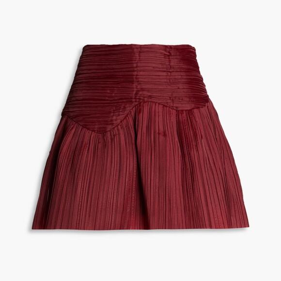 AJE Laurier Organza Micro Pleated Plissé Skirt - Picture 3 of 7